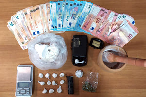 Κοκαΐνη και ρευστό κατέσχεσαν οι άνδρες του Τμήματος Δίωξης Ηρακλείου