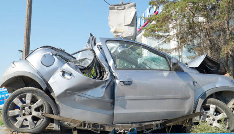 τροχαίο στο δρόμο Καστελλίου - Αρκαλοχωρίου