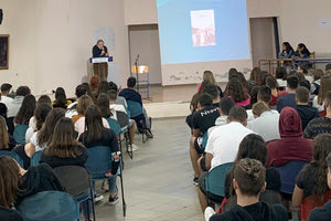 Ο ποιητής, Ιωσήφ (Σήφης) Βεντούρας, επισκέφτηκε το Γενικό Λύκειο Λιμένος Χερσονήσου