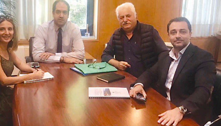Από την επίσκεψη του δημάρχου Βιάννου στο Υπουργείο Υποδομών