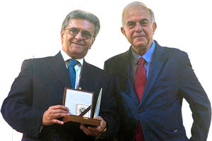 Ο κ. Πορταλάκης με τον δήμαρχο Ηρακλείου