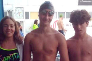 Ο 14χρονος κολυμβητήςτου ΟΦΗ Παύλος Ιεραπετρίτης