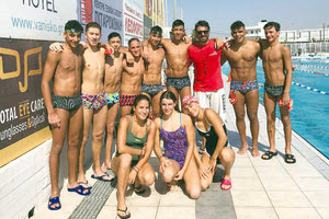 οι κολυμβητές των «Πρωταθλητών» στην πρώτη ημερίδα