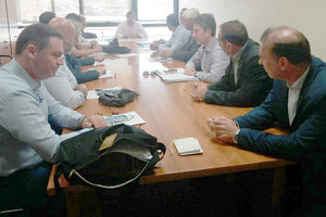 Στη συνεδρίαση του Διοικητικού Συμβουλίου του Πανελλήνιου Δικτύου Φορέων Διαχείρισης Στερεών Αποβλήτων ο πρόεδρος του Φο.Δ.Σ.Α Βόρειας Πεδιάδας Α.Ε. και δήμαρχος Χερσονήσου κ. Γιάννης Σέγκος.