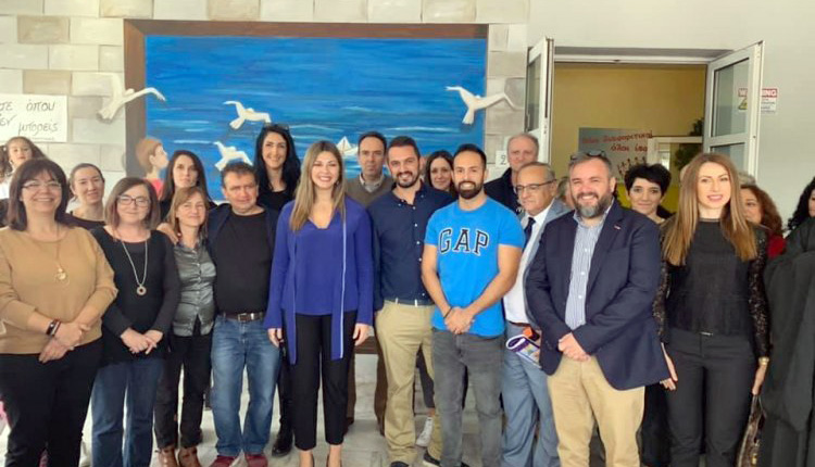 Από την επίσκεψη της υφυπουργού στον Δήμο Μινώα Πεδιάδος