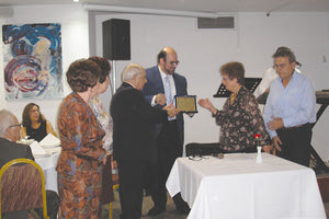 ο Σύλλογος Πολιτιστικής Αναπτύξεως Ηρακλείου βραβεύσε τον συντοπίτης μας κ. Μύρων Π. Μιχαηλίδη