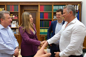 Ευρισκόμενη χθες στην Περιφέρεια Κρήτης η υφυπουργός Παιδείας Σοφία Ζαχαράκη