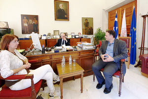 Η συνάντηση του Δημάρχου με το κλιμάκιο του υπουργείου Πολιτισμού
