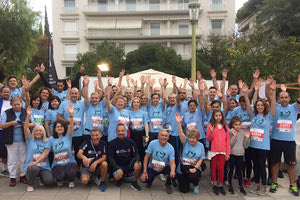 Μέλη του Συλλόγου Αθλούμενων Νεφροπαθών στον μαραθώνιο της Αθήνας