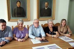 Στιγμιότυπο από τη χθεσινή συνέντευξη Τύπου στην Περιφέρεια