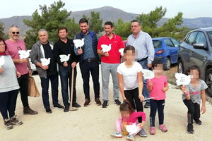 Δενδροφύτευση στον περιβάλλοντα χώρο της Παναγίας Καβαλλαράς