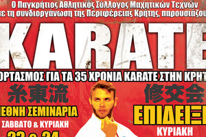 Διεθνές Σεμινάριο και επίδειξη καράτε στα “Δύο Αοράκια”