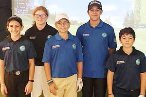 Η ομάδα Τζούνιορ των Γκολφ Κρήτης