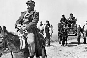 Η φωτογραφία της ημέρας: Ο Άντονι Κουίν πάνω στον γάιδαρο.