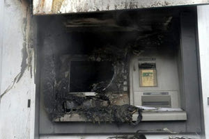 ανατίναξαν ένα μηχάνημα αυτόματης ανάληψης