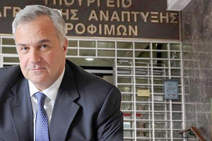 ο ο υπουργός Αγροτικής Ανάπτυξης Μάκης Βορίδης