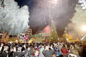 χριστουγεννιάτικο κάστρο