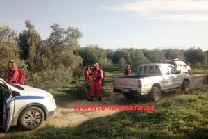 ΕΞΑΦΑΝΙΣΗ ΗΛΙΚΙΩΜΕΝΗΣ: έρευνες σε ελαιώνα, στην περιοχή της Βαγιωνιάς