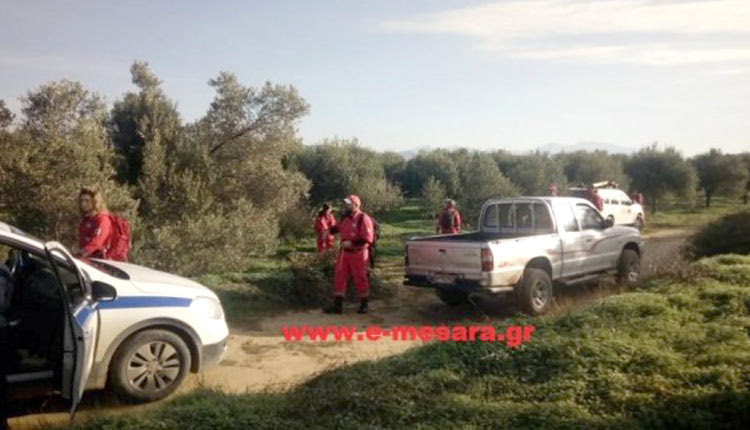ΕΞΑΦΑΝΙΣΗ ΗΛΙΚΙΩΜΕΝΗΣ: έρευνες σε ελαιώνα, στην περιοχή της Βαγιωνιάς