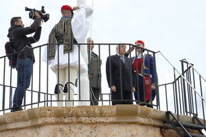 από την έπαρση της σημαίας στο φρούριο Φιρκά