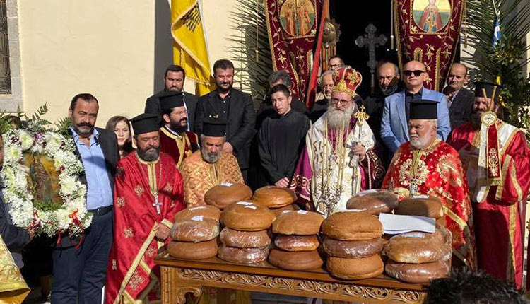 Την πολιούχο τους γιόρτασαν χθες στην Αγία Βαρβάρα.