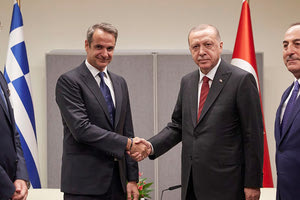 Από τη συνάντηση Μητσοτάκη και Ερντογάν
