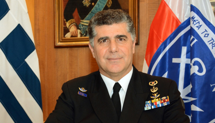 Ο αρχηγός του Γενικού Επιτελείου Ναυτικού Νικόλαος Τσούνης