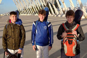 Οι αθλητές της Μεσσαράς στο Κύπελλο Νέων Ανδρών του ξίφους μονομαχίας στο ΟΑΚΑ