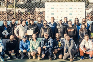 Οι προπονητές που παρακολούθησαν το σεμινάριο τένις στη Χερσόνησσο