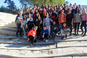 Μαθητές από την Ευρώπη ζουν τον μύθο τους στην Κρήτη