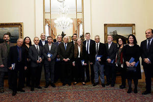 Μέλη της Ελληνικής Αποστολής στο 11ο Πανευρωπαϊκό Φεστιβάλ «Οι Φυσικές Επιστήμες στο Προσκήνιο» συναντήθηκαν με τον Πρόεδρο της Δημοκρατίας, κ. Προκόπη Παυλόπουλο στο Προεδρικό Μέγαρο