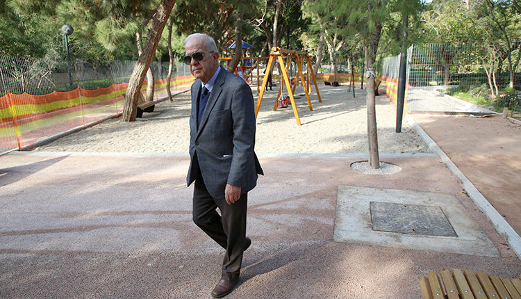 Αυτοψία στο πάρκο πραγματοποίησε ο δήμαρχος Ηρακλείου