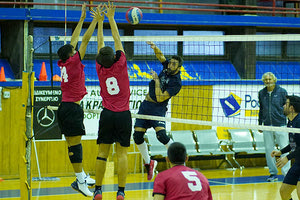 H ανδρική ομάδα βόλεϊ του Ηροδότου επί του Αρκαδίου