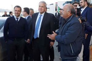 Μάξιμος Σενετάκης κατά την επίσκεψη του κ. Μάκη Βορίδη στο Ηράκλειο