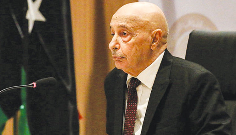 ο πρόεδρος της Βουλής των Αντιπροσώπων της Λιβύης Aguila Saleh Eissa