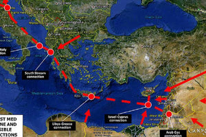 H προώθηση του υποθαλάσσιου αγωγού φυσικού αερίου East Med αλλά και της ηλεκτρικής διασύνδεσης από την Κρήτη