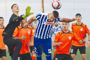 Φάση από το ματς Ν. Ηροδότου-Ρούβας