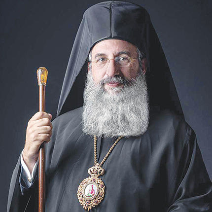 ο μητροπολίτης Ρεθύμνης και Αυλοποτάμου κ. Ευγένιος,