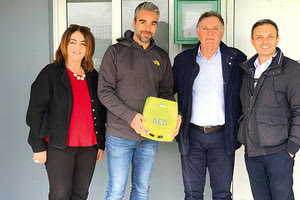 Δωρεά ενός απινιδωτή έκανε ο Αθλητικός Σύλλογος Υγείας Αρκαλοχωρίου ο  οποίος τοποθετήθηκε στο Δημοτικό Στάδιο Αρκαλοχωρίου.