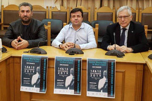 Από αριστερά οι κ. Μαρής, Συριγωνάκης, Κατσιαδάκης στη συνέντευξη Τύπου