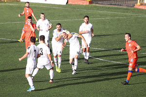 Οι παίκτες του Πόρου πανηγυρίζουν