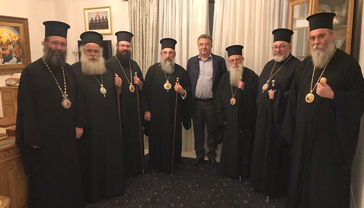 Αρναουτάκης και ιεράρχες στα εγκαίνια του ιδρύματος “Θεομήτωρ”