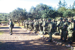 Το πεδίο βολής Γουβών σε παλαιότερη άσκηση της ΣΕΑΠ