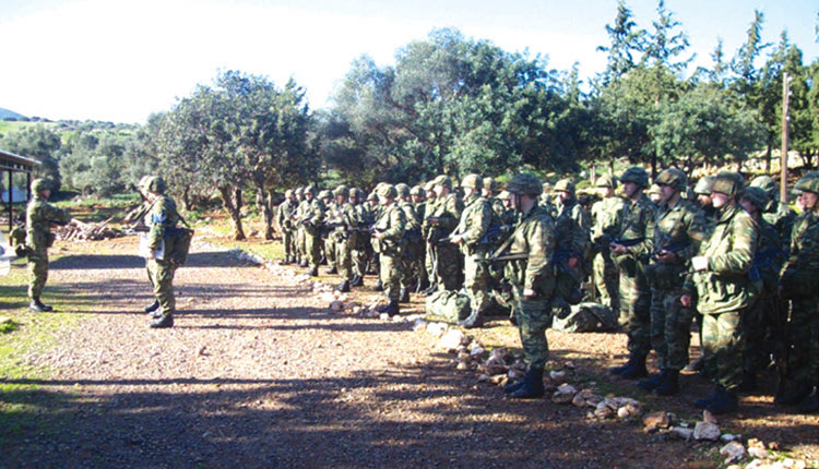 Το πεδίο βολής Γουβών σε παλαιότερη άσκηση της ΣΕΑΠ