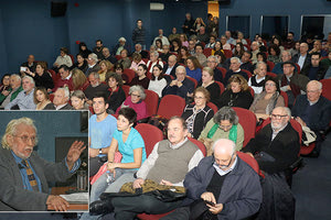 Ο ομότιμος καθηγητής και πρώην πρύτανης του Πανεπιστημίου Κρήτης και πρώην ευρωβουλευτής, κ. Γιώργος Γραμματικάκης μίλησε στο Μουσείο Φυσικής Ιστορίας Κρήτης
