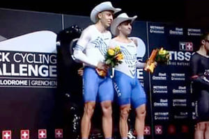 Σπουδαία εμφάνιση έκαναν οι ποδηλάτες του σωματείου ΑμεΑ Τάλως, Χρήστος Σανδαλάκης και Σωτήρης Μπρέτας, στο Tissot track Challenge στην Ελβετία