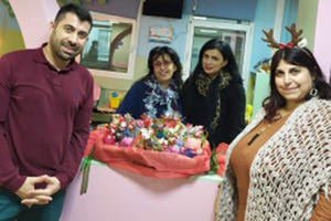 Εργαστήρι κατασκευής χριστουγεννιάτικων στολιδιών με την εικαστικό- γλύπτρια, Κατερίνα Πασχαλιδου, διοργάνωσε η ομάδα “Νηπιαγωγοί εν δράσει” του Συλλόγου Εκπαιδευτικών Π.Ε. “Δ.Θεοτοκοπουλος”.