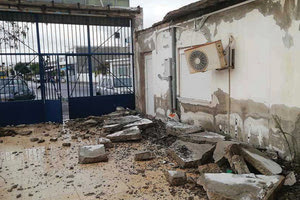 Είχαν άγιο στην Νέα Αλικαρνασσό με την κατάρρευση τμήματος του κτηρίου