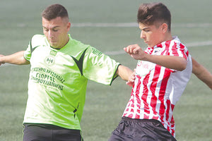 Φάση από το ματς ΟΦΑΜ-Αγία Βαρβάρα στο Κύπελλο ΕΠΣΗ