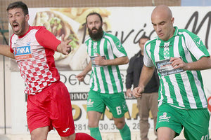 Κερμενίδης του ΠΟΑ σε φάση από το ματς με την ΑΕΕΚ ΣΥΝΚΑ